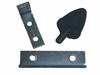 FAU.0028-TX9000 RUBBER DOORSTOP WITH ANGLE BRACKET