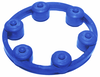 10-20-001-COUPLING, BLUE PLASTIC